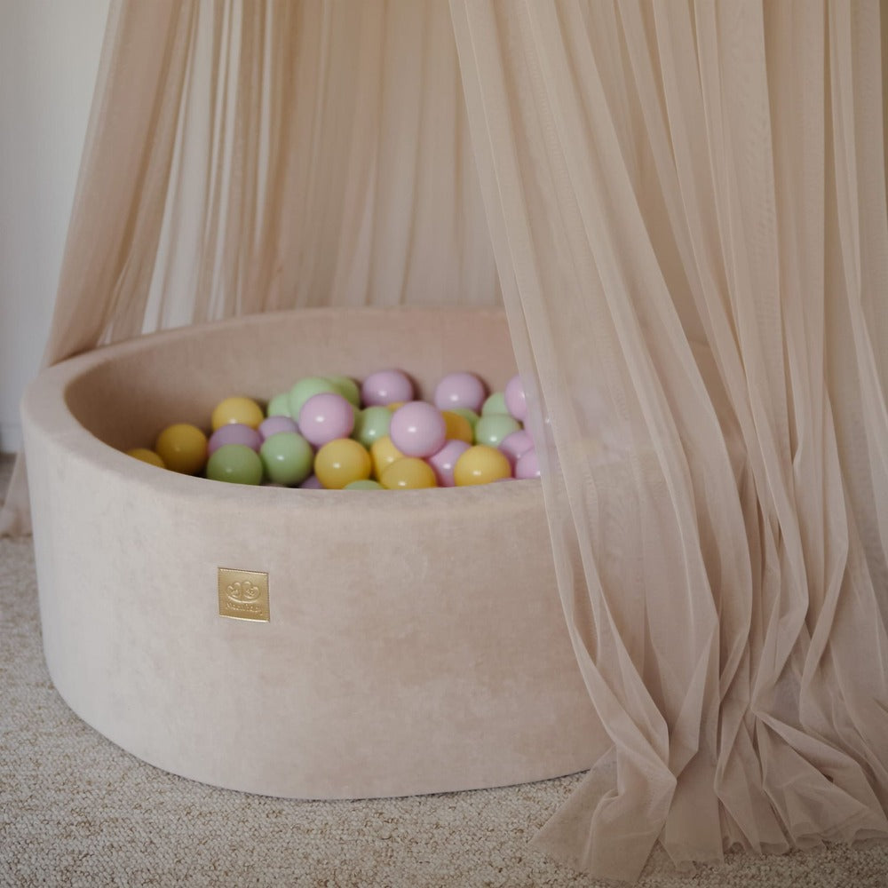 piscine a balle ronde beige