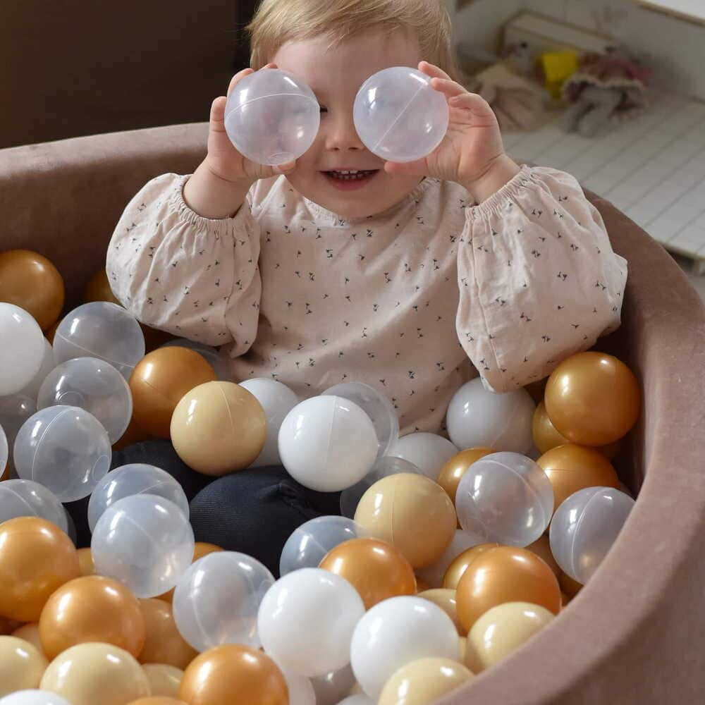 piscine a balle ronde bebe marron